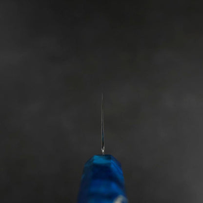 Bunka VG-10 Damascus Blue Birch Handle 180mm