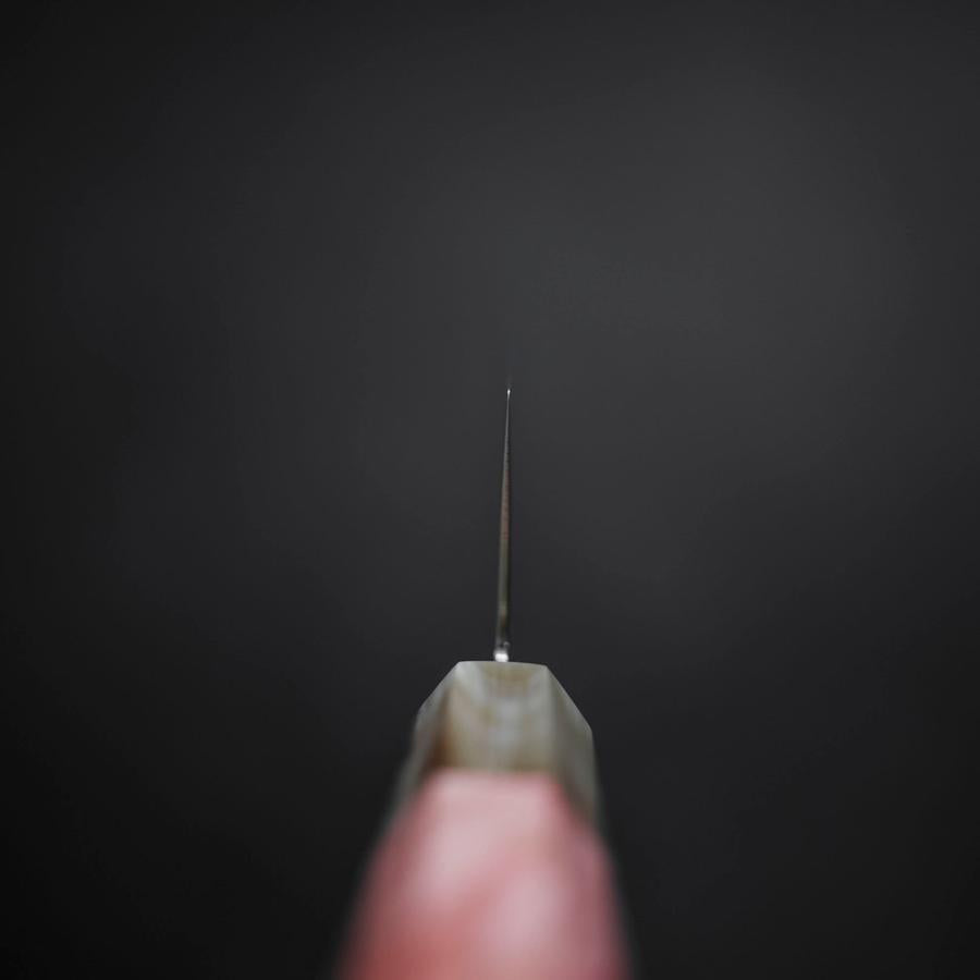 Bunka VG-10 Damascus Buffalo Dark Pink Maple Handle 180mm