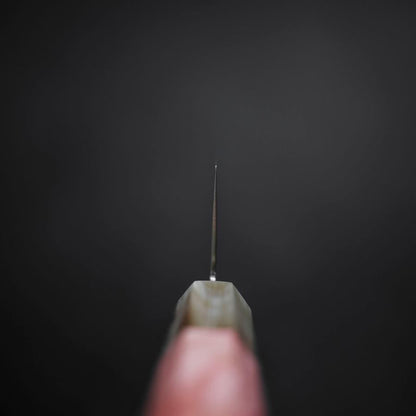 Bunka VG-10 Damascus Buffalo Dark Pink Maple Handle 180mm