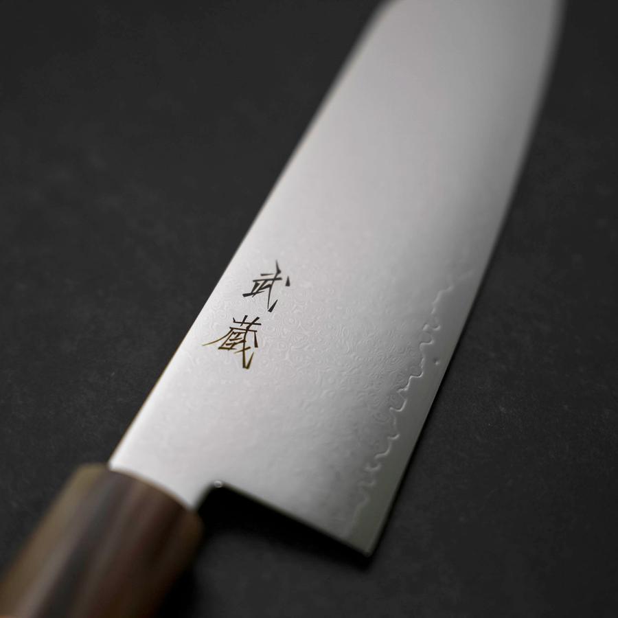 Bunka VG-10 Damascus Buffalo Light Pink Maple Handle 180mm