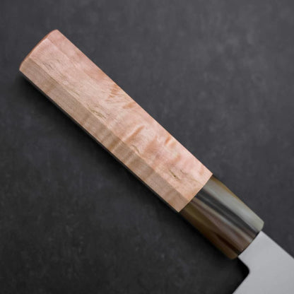 Bunka VG-10 Damascus Buffalo Light Pink Maple Handle 180mm