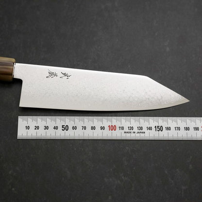 Bunka VG-10 Damascus Buffalo Light Pink Maple Handle 180mm