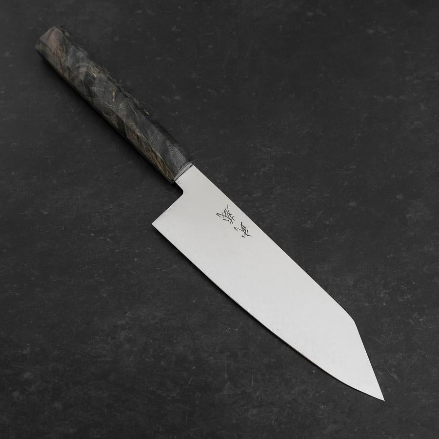 Bunka VG-10 Damascus Gray Birch Handle 180mm (7”)-[Musashi]-[Japanese-Kitchen-Knives]