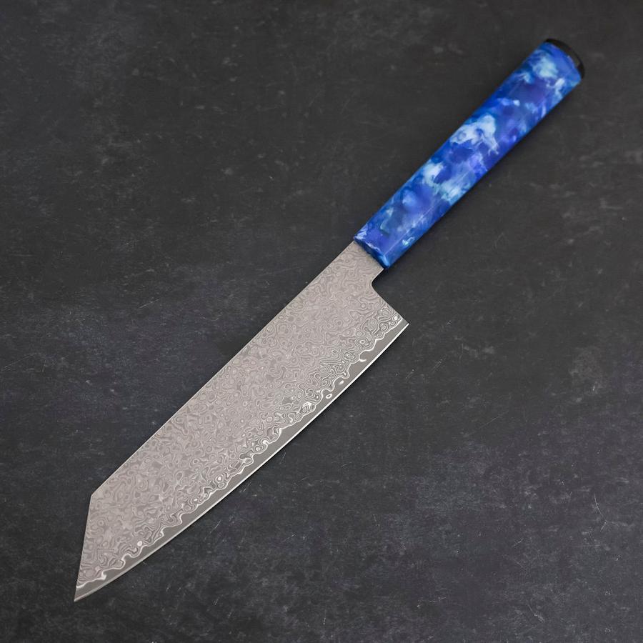 Bunka VG-10 Damascus Ocean Blue Handle 180mm