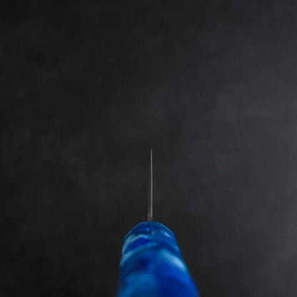 Bunka VG-10 Damascus Ocean Blue Handle 180mm