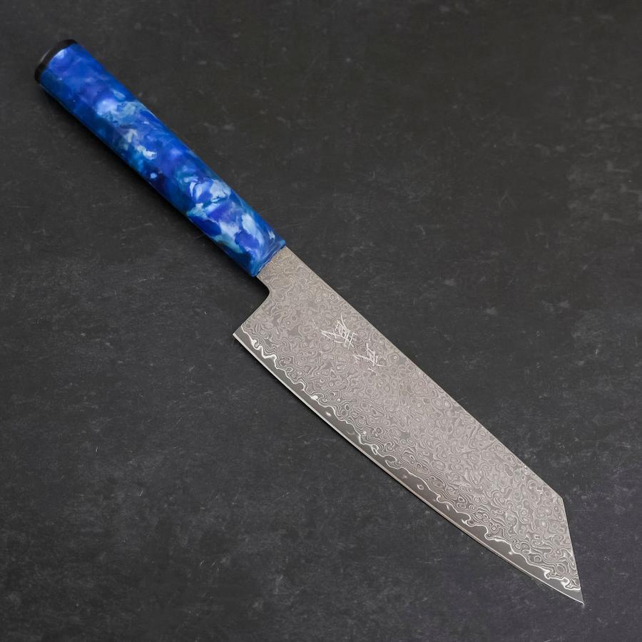 Bunka VG-10 Damascus Ocean Blue Handle 180mm