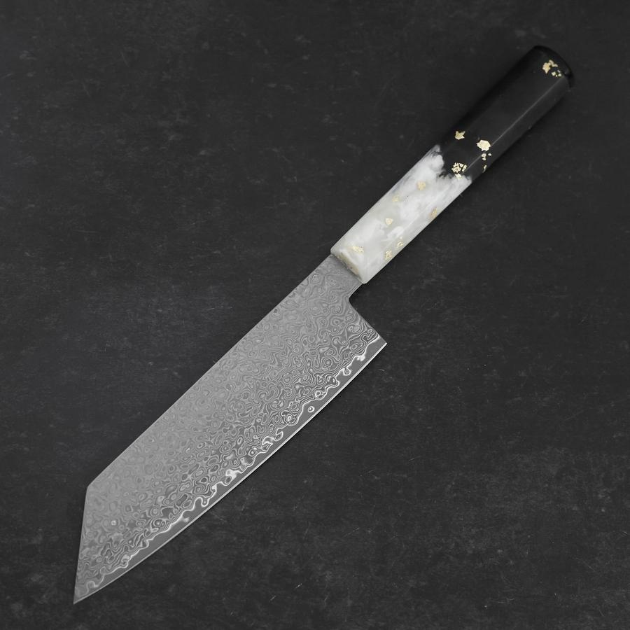 Bunka VG-10 Damascus Ocean White Black Gold Handle 165mm