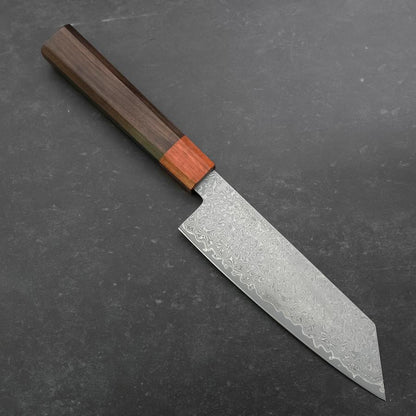 Bunka VG-10 Damascus Shitan Ebony Handle 165mm