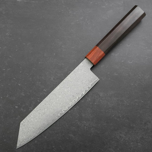 Bunka VG-10 Damascus Shitan Ebony Handle 180mm-[Musashi]-[Japanese-Kitchen-Knives]