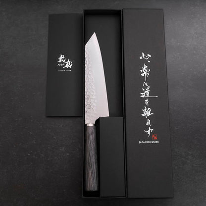 Bunka VG-10 Tsuchime Cherry Charcoal Handle 165mm