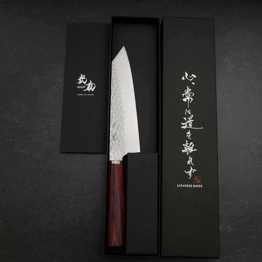 Bunka VG-10 Tsuchime Cherry Red Handle 165mm