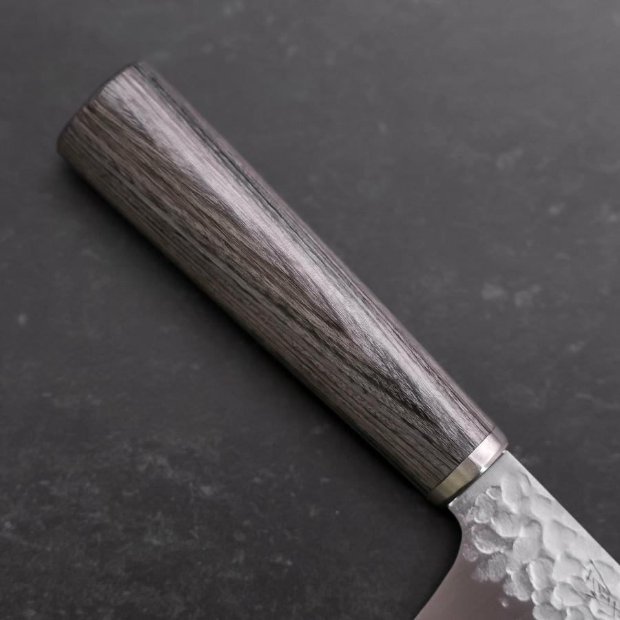 Bunka VG-10 Tsuchime Oval Charcoal Handle 180mm