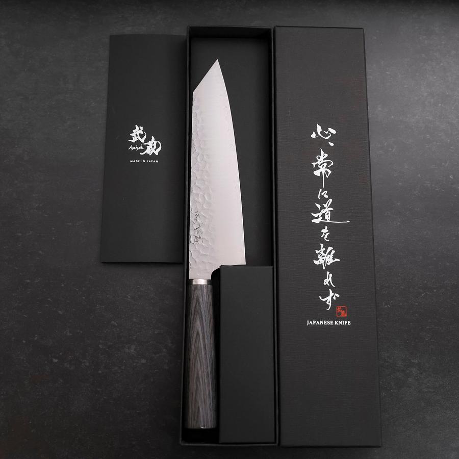 Bunka VG-10 Tsuchime Oval Charcoal Handle 180mm