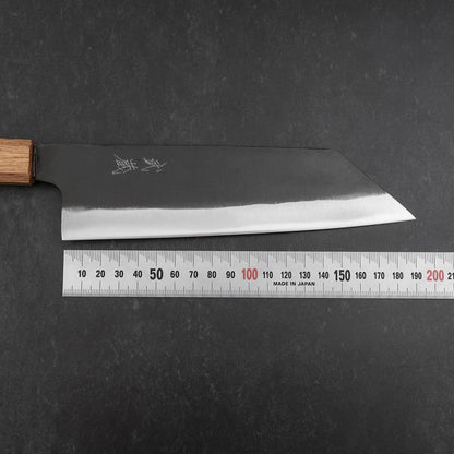 Bunka White Steel #2 Kurouchi Oak Handle 190mm