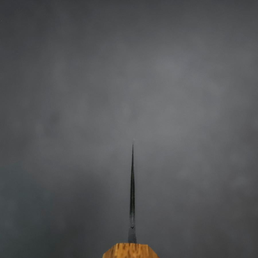 Bunka White Steel #2 Kurouchi Yaki Urushi Handle 190mm