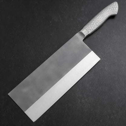 Chinese Cleaver AUS-8 Nashiji Western Stainless Handle 205mm