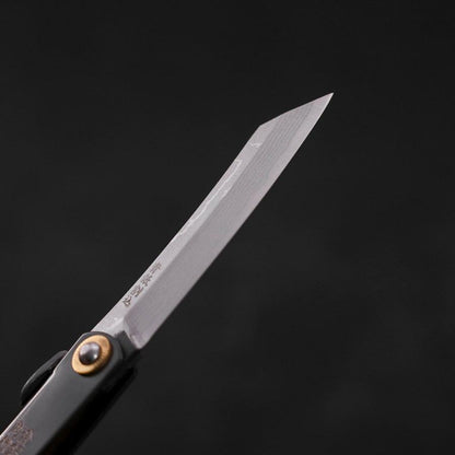Damascus Black Higonokami Aogami 100mm