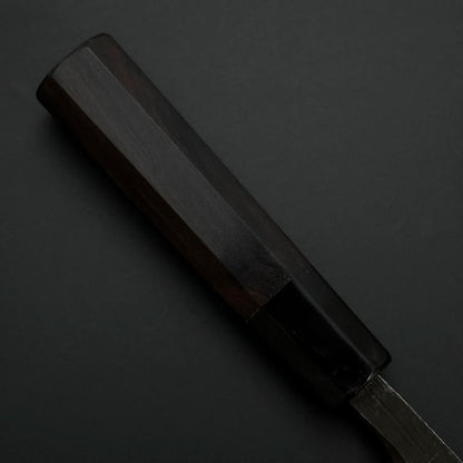 Deba Blue Steel #2 Kurouchi Chokin Dragon Buffalo Ebony Handle 150mm