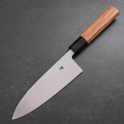 Deba Blue Steel #1 Hon-Kasumi Buffalo Teak Handle 165mm