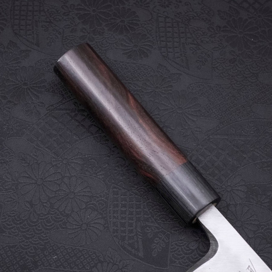 Deba Blue Steel #2 Damascus Shitan Handle 165mm