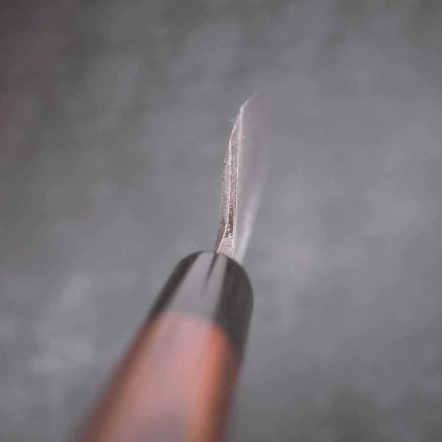 Deba Blue Steel #2 Damascus Shitan Handle 180mm