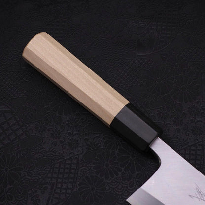 Deba Blue Steel #2 Kasumi Buffalo Magnolia Handle 165mm