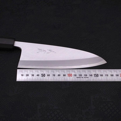 Deba Blue Steel #2 Kasumi Buffalo Magnolia Handle 165mm