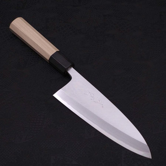 Deba Blue Steel #2 Kasumi Buffalo Magnolia Handle 165mm