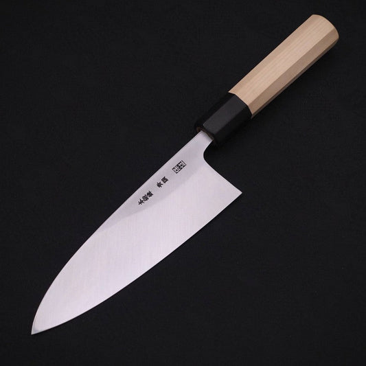 Deba Blue Steel #2 Kasumi Buffalo Magnolia Handle 180mm