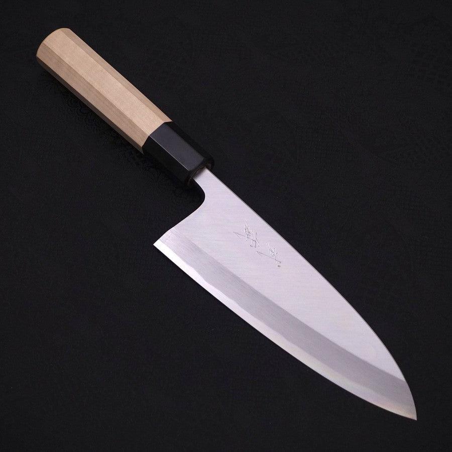 Deba Blue Steel #2 Kasumi Buffalo Magnolia Handle 180mm