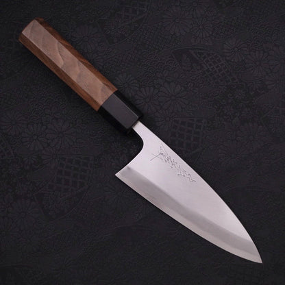 Deba Blue Steel #2 Kasumi Walnut Handle 135mm
