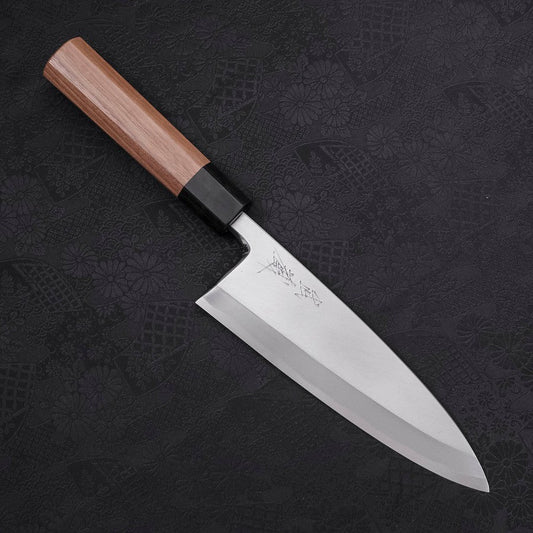 Deba Blue Steel #2 Kasumi Walnut Handle 195mm