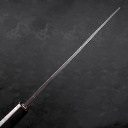 Deba Blue Steel #2 Kurouchi Buffalo Ebony Handle 270mm - Thick