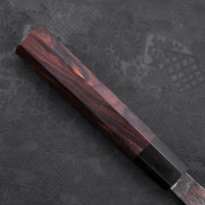Deba Blue Steel #2 Kurouchi Buffalo Ebony Handle 270mm - Thick
