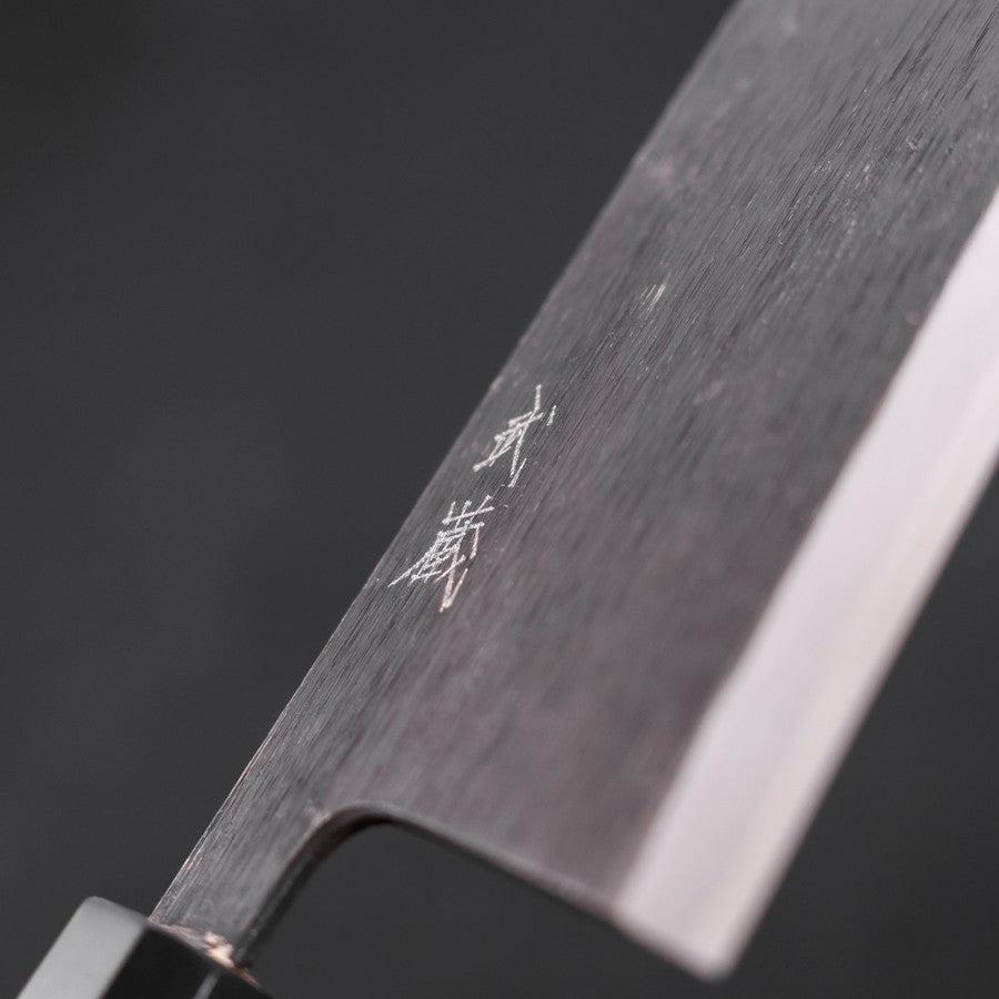 Deba Blue Steel #2 Kurouchi Buffalo Ebony Handle 270mm - Thin