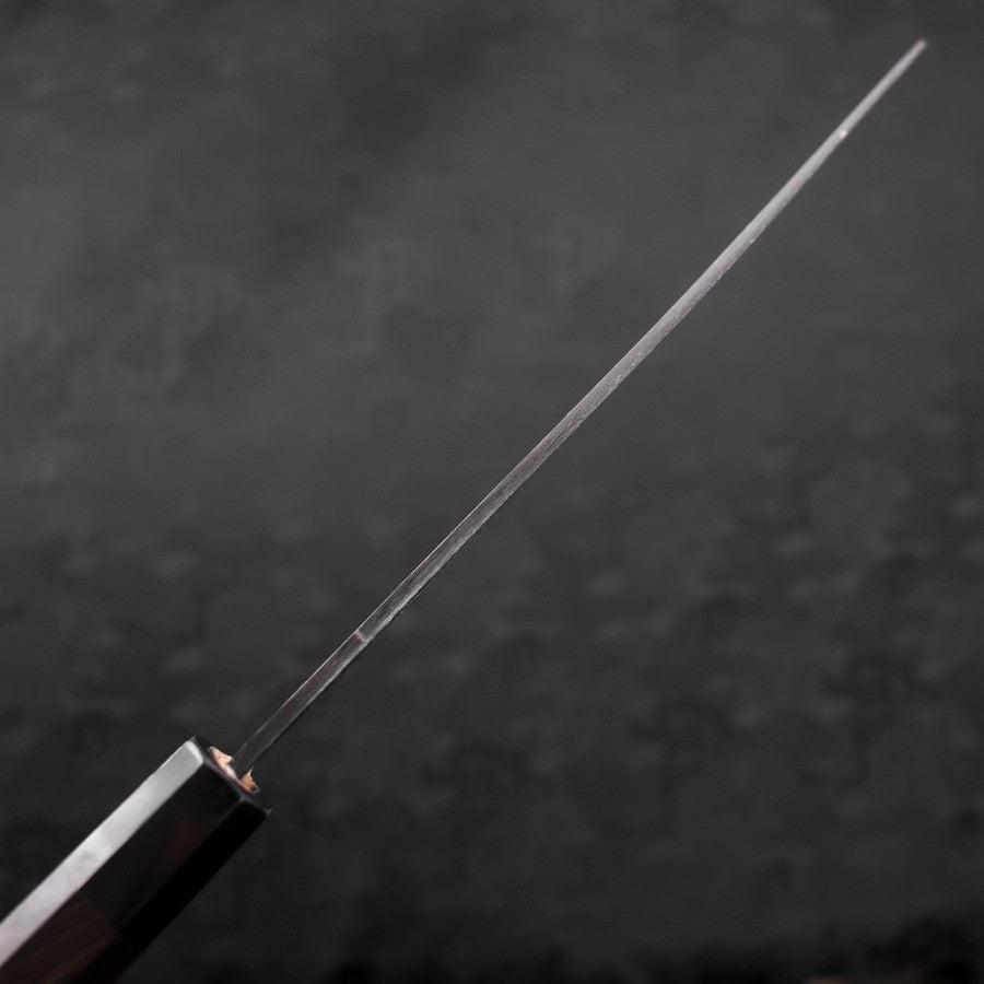 Deba Blue Steel #2 Kurouchi Buffalo Ebony Handle 270mm - Thin