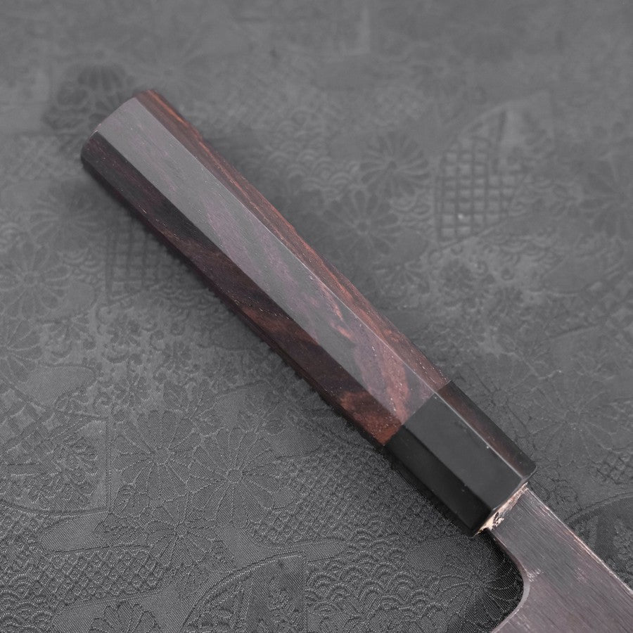Deba Blue Steel #2 Kurouchi Buffalo Ebony Handle 270mm - Thin