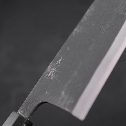 Deba Blue Steel #2 Kurouchi Buffalo Ebony Handle 300mm - Thick