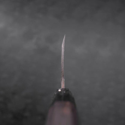 Deba Blue Steel #2 Kurouchi Buffalo Ebony Handle 300mm - Thick