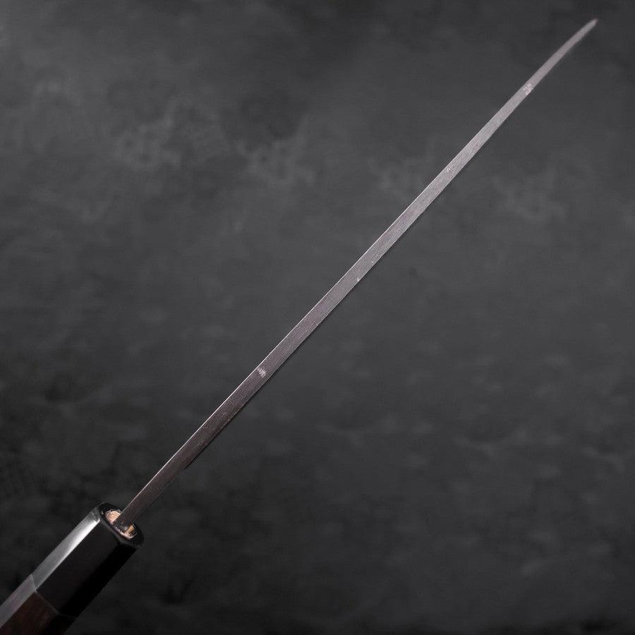 Deba Blue Steel #2 Kurouchi Buffalo Ebony Handle 300mm - Thick