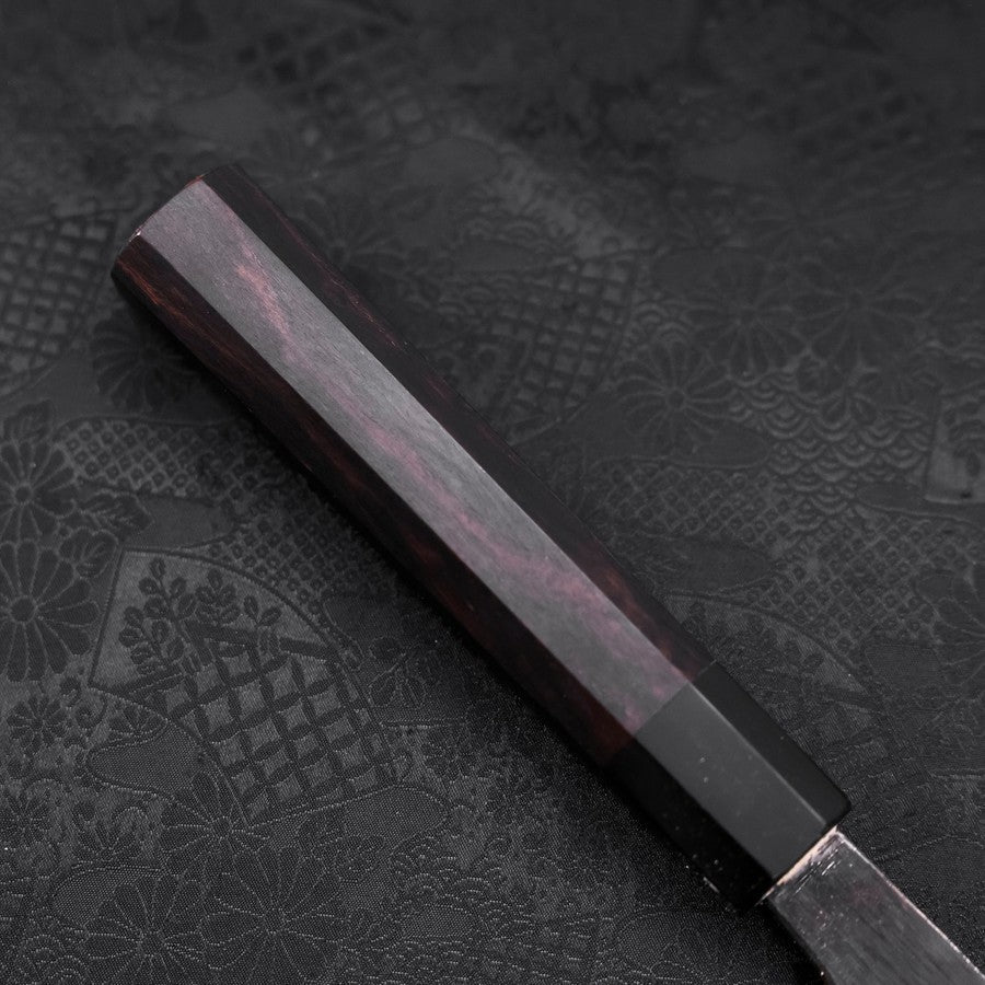 Deba Blue Steel #2 Kurouchi Buffalo Ebony Handle 300mm - Thick