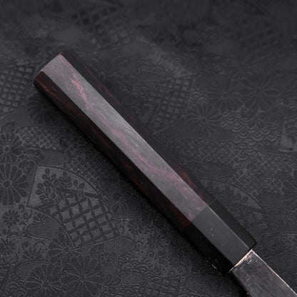 Deba Blue Steel #2 Kurouchi Buffalo Ebony Handle 300mm - Thick