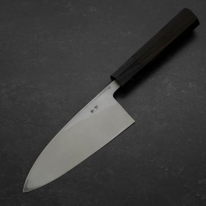 Deba Blue Steel #2 Suminagashi Buffalo Ebony Handle 150mm