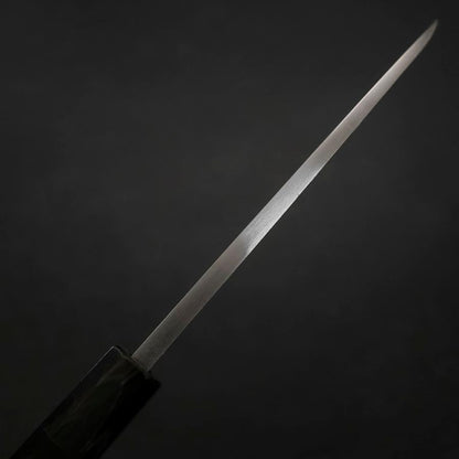 Deba Blue Steel #2 Suminagashi Buffalo Ebony Handle 150mm