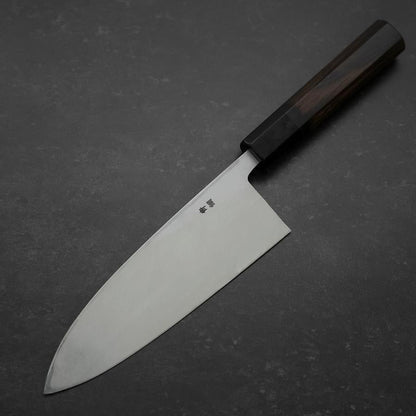 Deba Blue Steel #2 Suminagashi Buffalo Ebony Handle 180mm