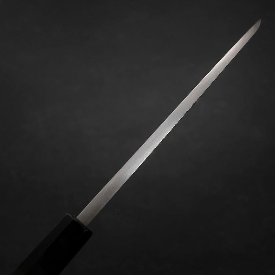 Deba Blue Steel #2 Suminagashi Buffalo Ebony Handle 180mm