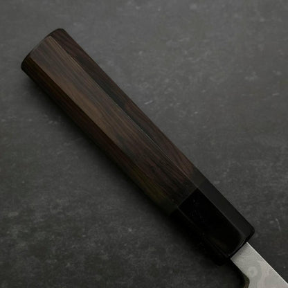 Deba Blue Steel #2 Suminagashi Buffalo Ebony Handle 180mm