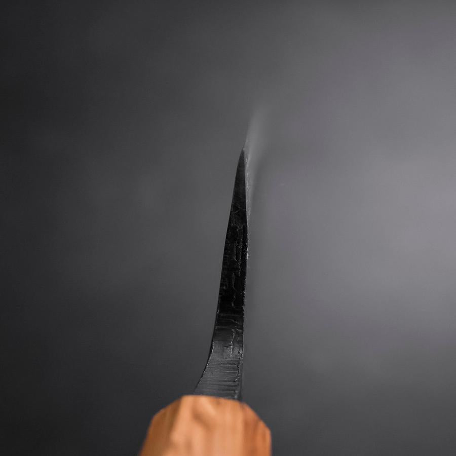 Deba Double Bevel White Steel #2 Kurouchi Oak Handle 180mm