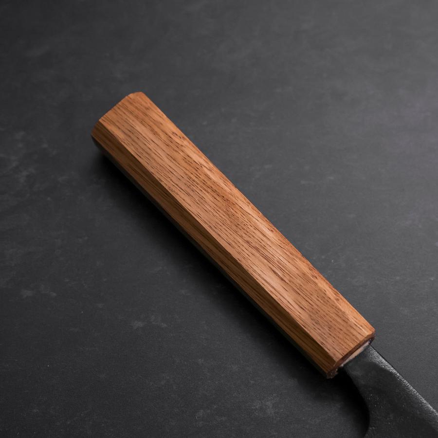 Deba Double Bevel White Steel #2 Kurouchi Oak Handle 180mm