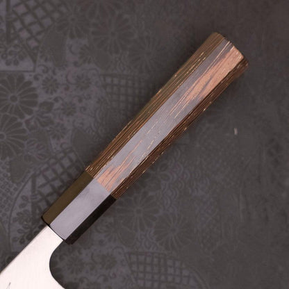 Deba Left Hand AUS-10 Polished Buffalo Wenge Handle 165mm